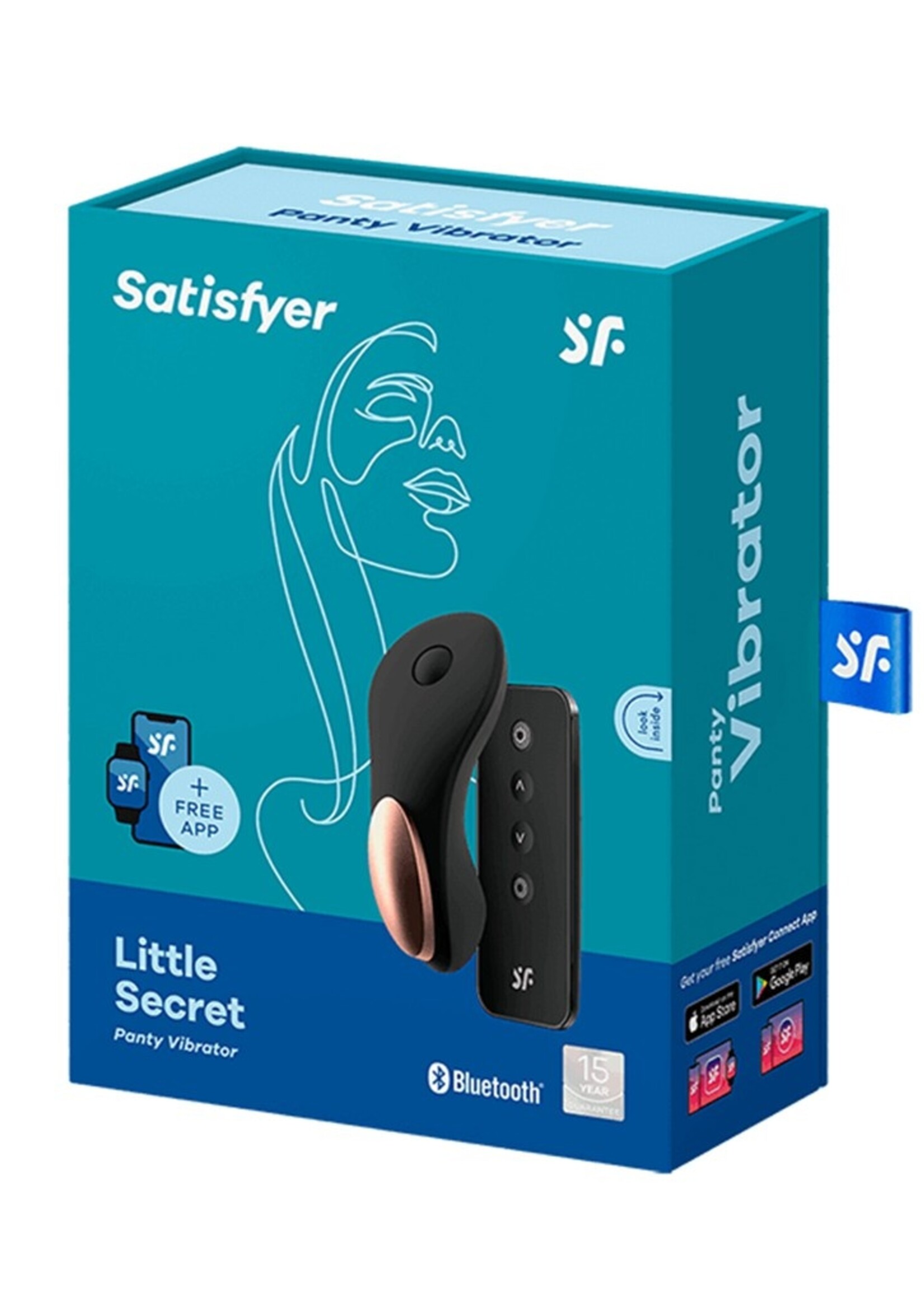 Satisfyer Little Secret – Draagbare vibrator met app-bediening