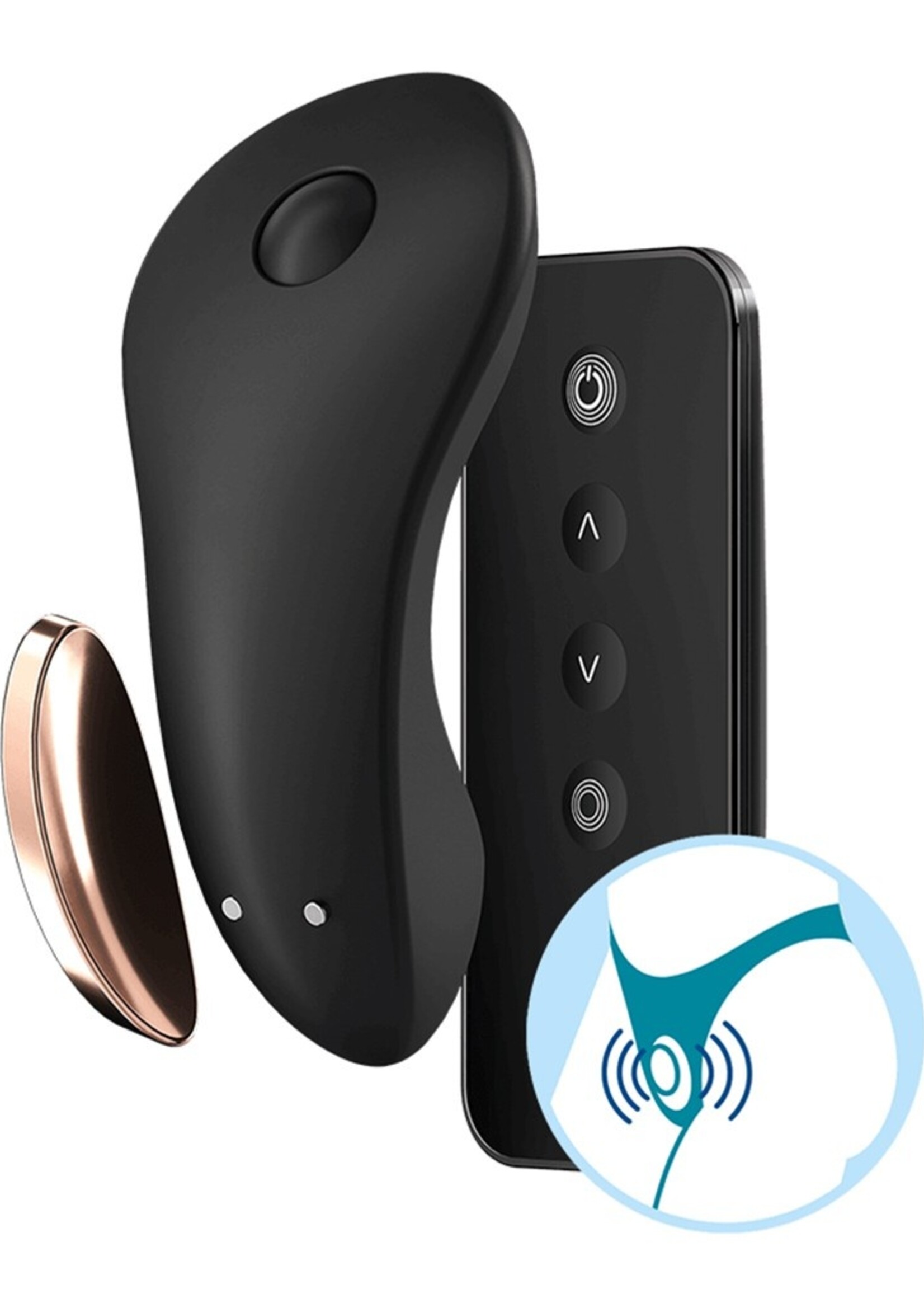 Satisfyer Little Secret – Draagbare vibrator met app-bediening