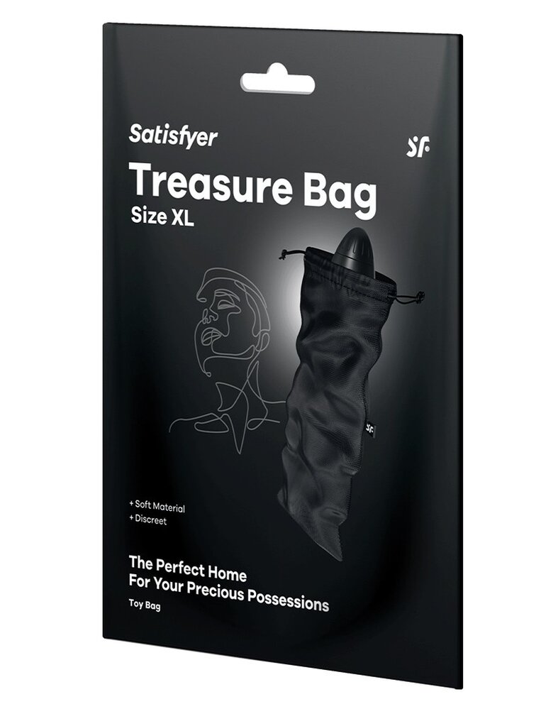 Satisfyer Treasure Bag - XL - Black