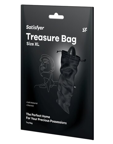Satisfyer Treasure Bag - XL - Black