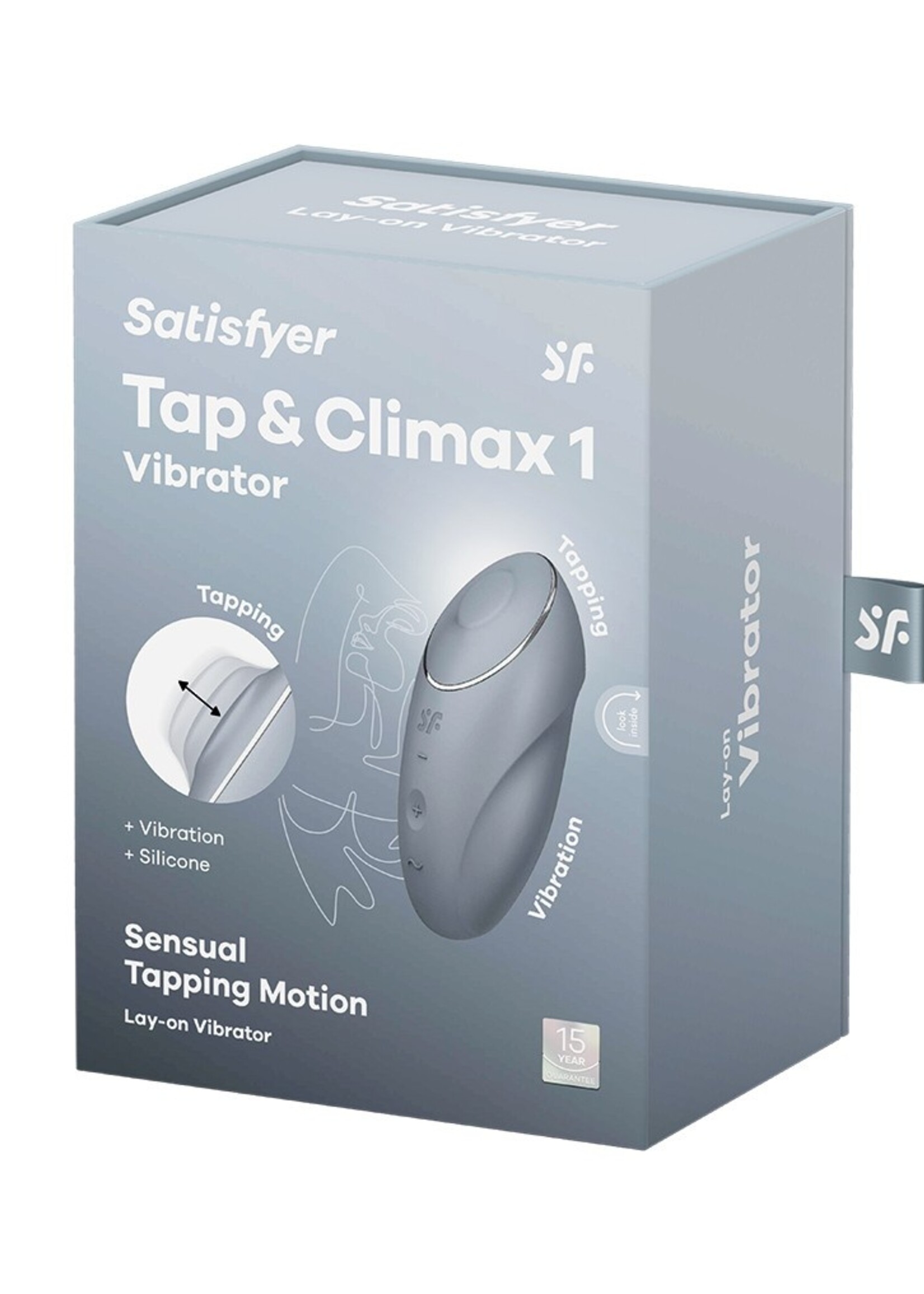 Satisfyer Tap & Climax 1 - Blue Grey