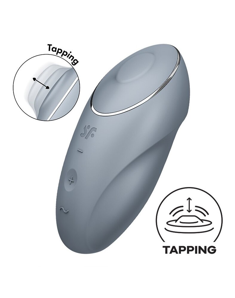 Satisfyer Tap & Climax 1 - Blue Grey