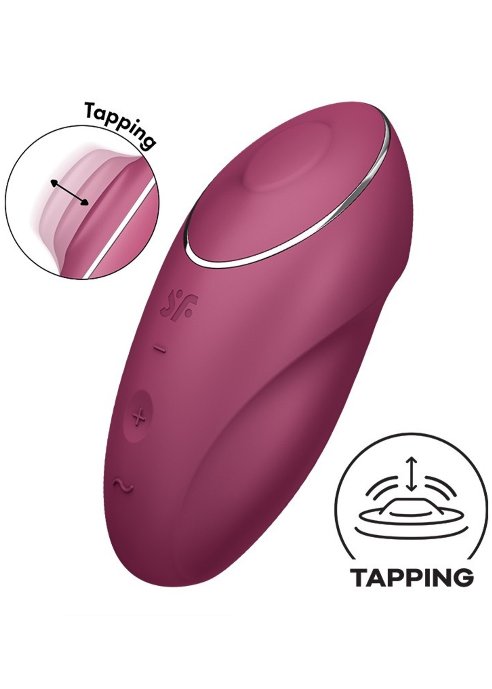 Satisfyer Tap & Climax 1 - Red