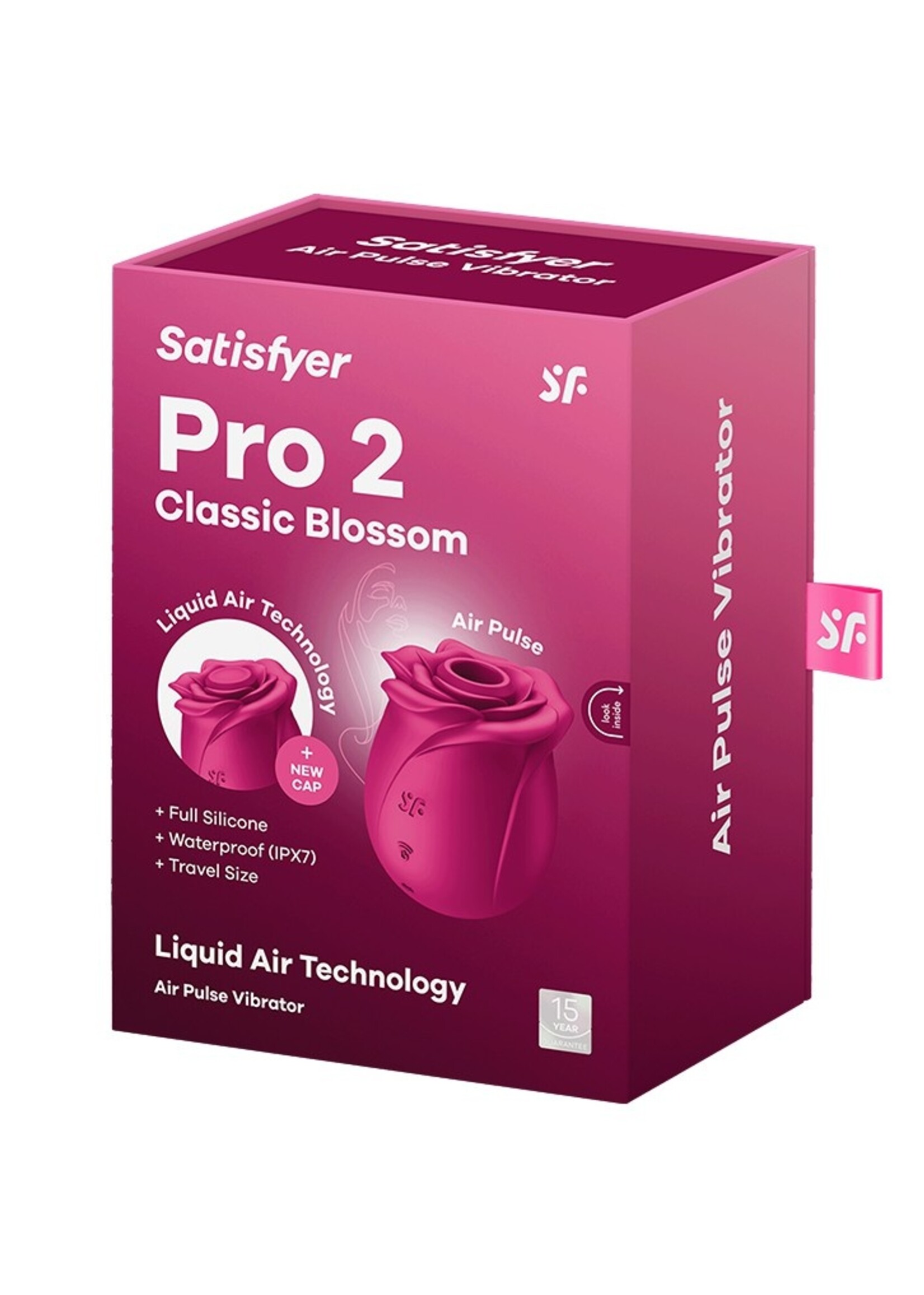 Satisfyer Pro 2 Classic Blossom – G-Punkt Vibrator mit Liquid-Air-Kappe
