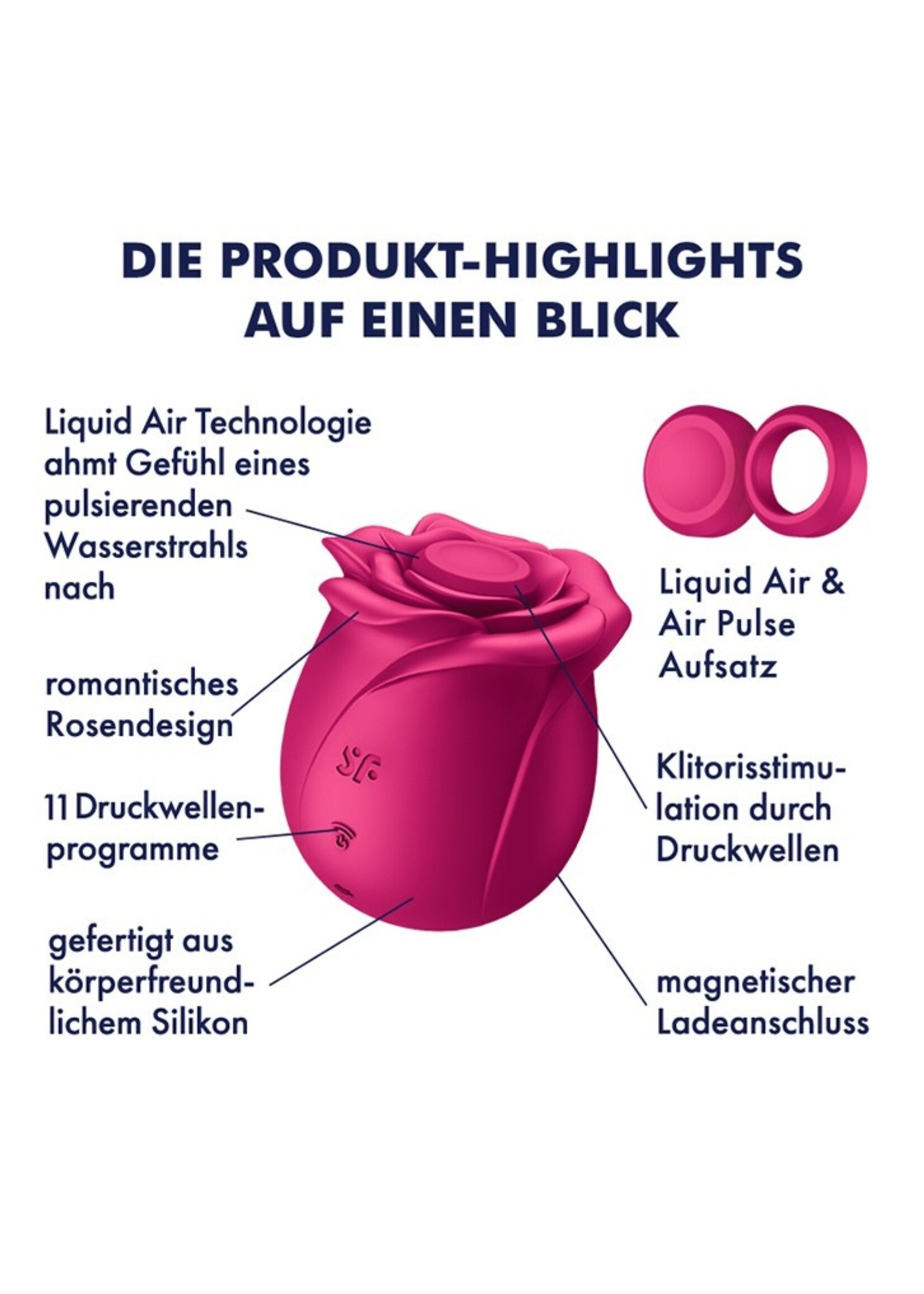 Satisfyer Pro 2 Classic Blossom – G-spot vibrator met vloeistofkapje