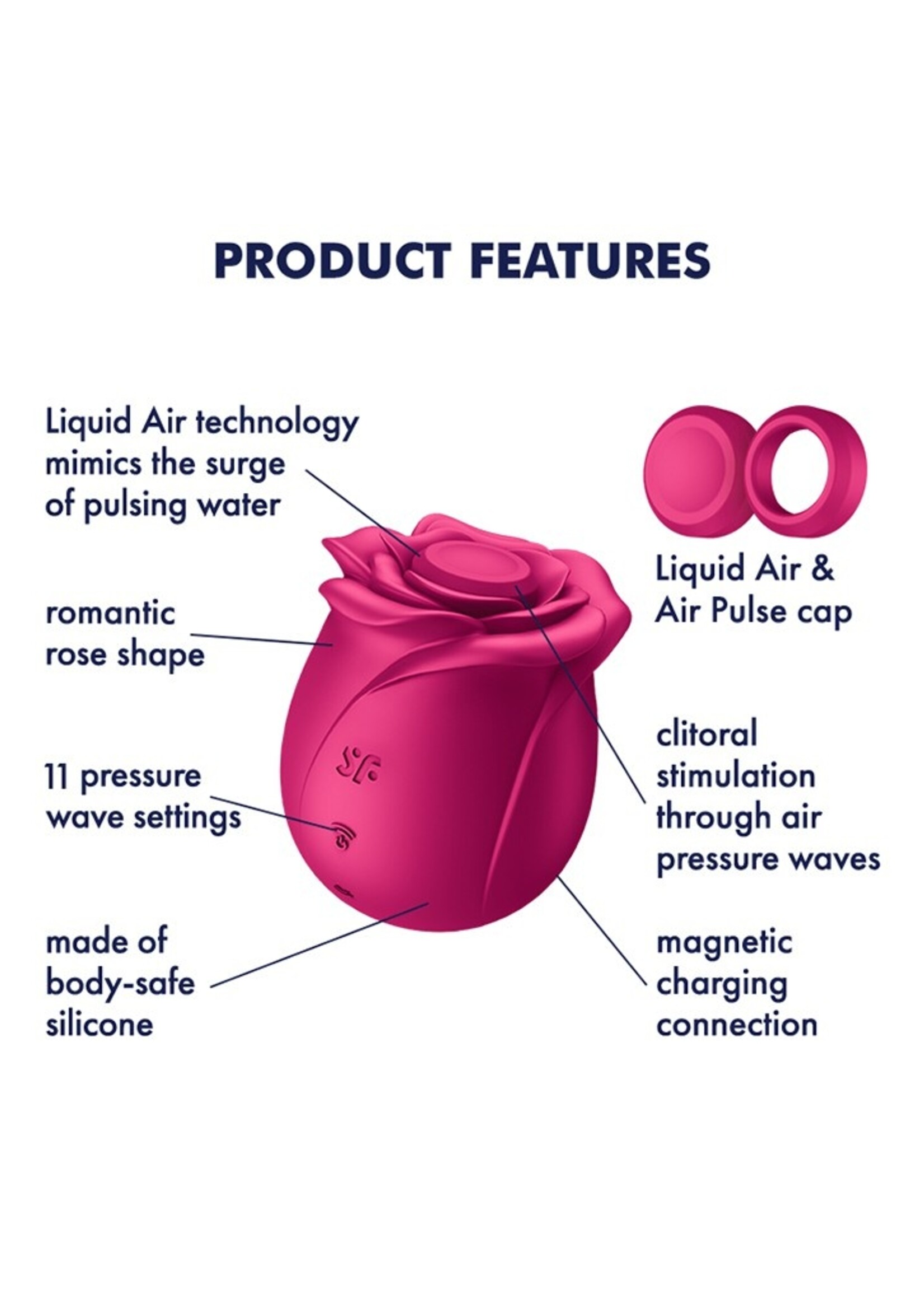 Satisfyer Pro 2 Classic Blossom – G-spot vibrator met vloeistofkapje