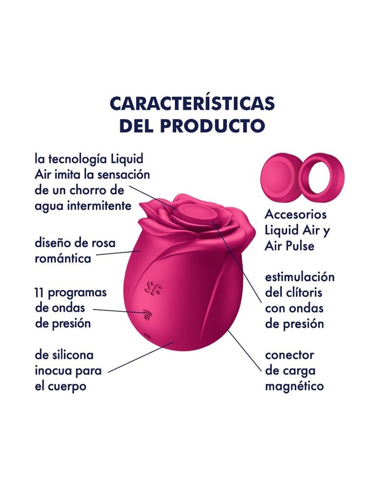 Satisfyer Satisfyer - Pro 2 Classic Blossom - Vibrateur à air pulsé - Rouge