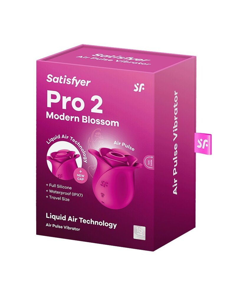 Satisfyer Pro 2 Modern Blossom - Vibrateur à air pulsé - Rose