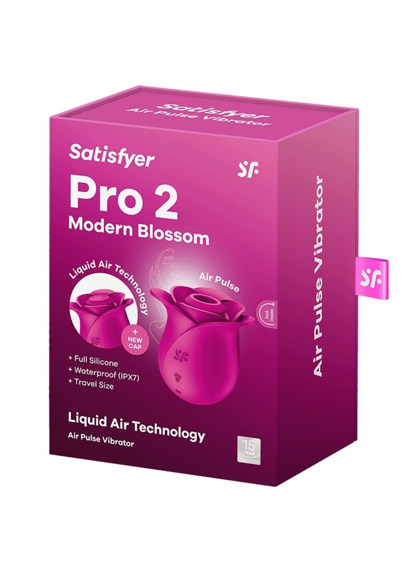 Satisfyer Pro 2 Classic Blossom – G-spot vibrator met vloeistofkapje