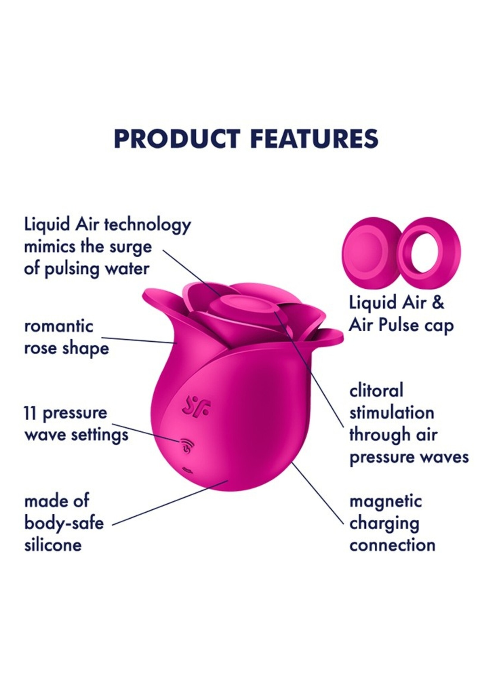 Satisfyer Pro 2 Classic Blossom – G-spot vibrator met vloeistofkapje