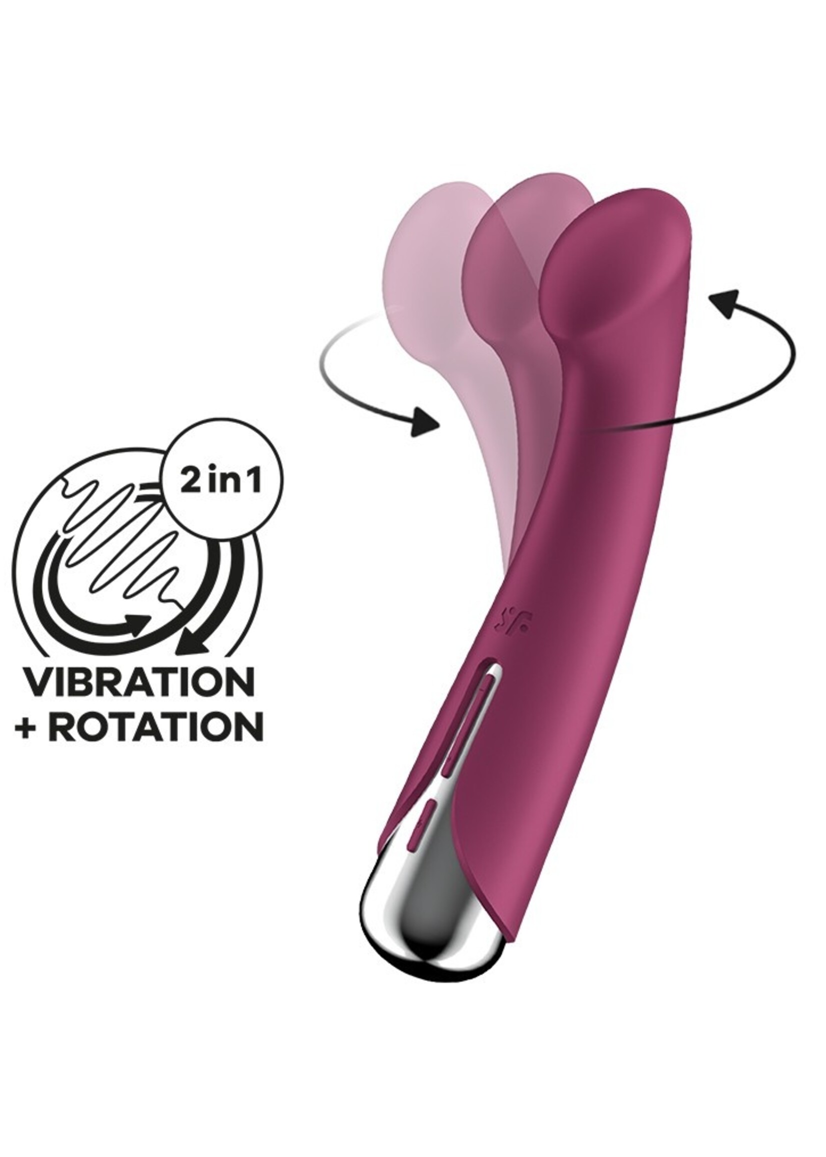 Satisfyer Spinning G-Spot 1 - Vibrateur point G - Rouge