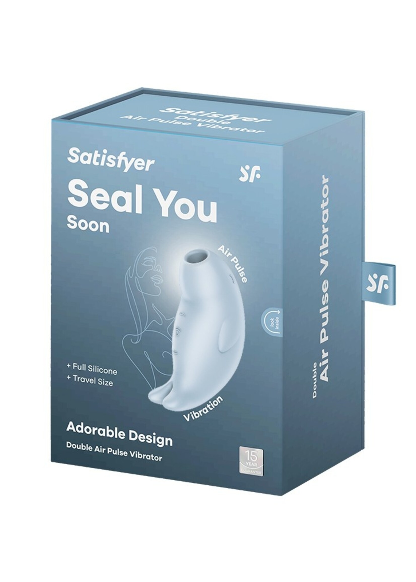 Satisfyer Seal You Soon - Vibrateur à impulsions d'air - Bleu
