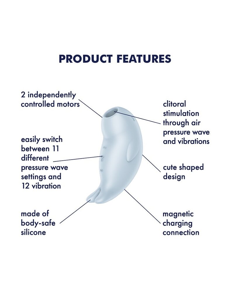 Satisfyer Satisfyer - Seal You Soon - Luftimpuls-Vibrator - Blau