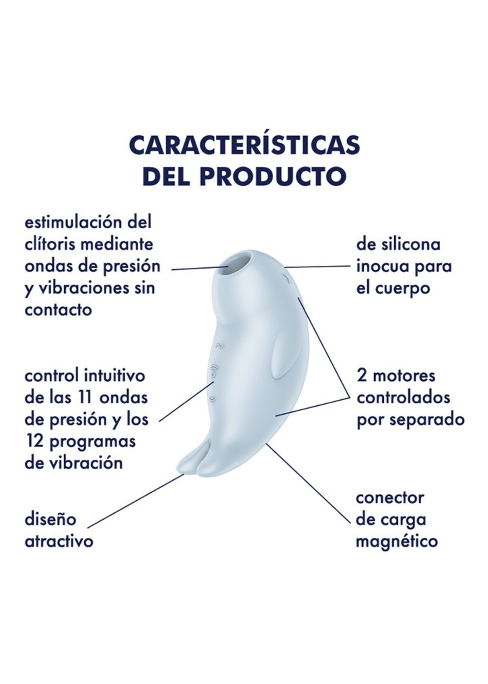 Satisfyer Seal You Soon - Vibrateur à impulsions d'air - Bleu