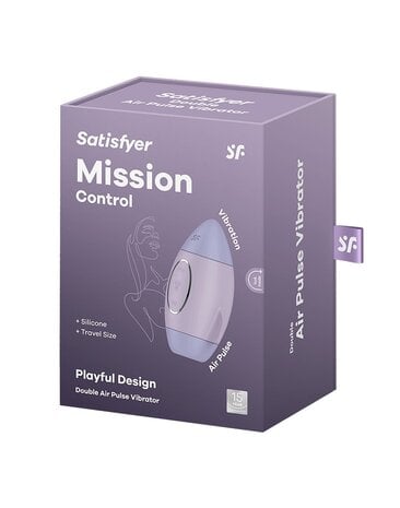Satisfyer Mission Control – G-spot vibrator + clitorisstimulatie Satisfyer Mission Control – G-spot vibrator + clitorisstimulatie