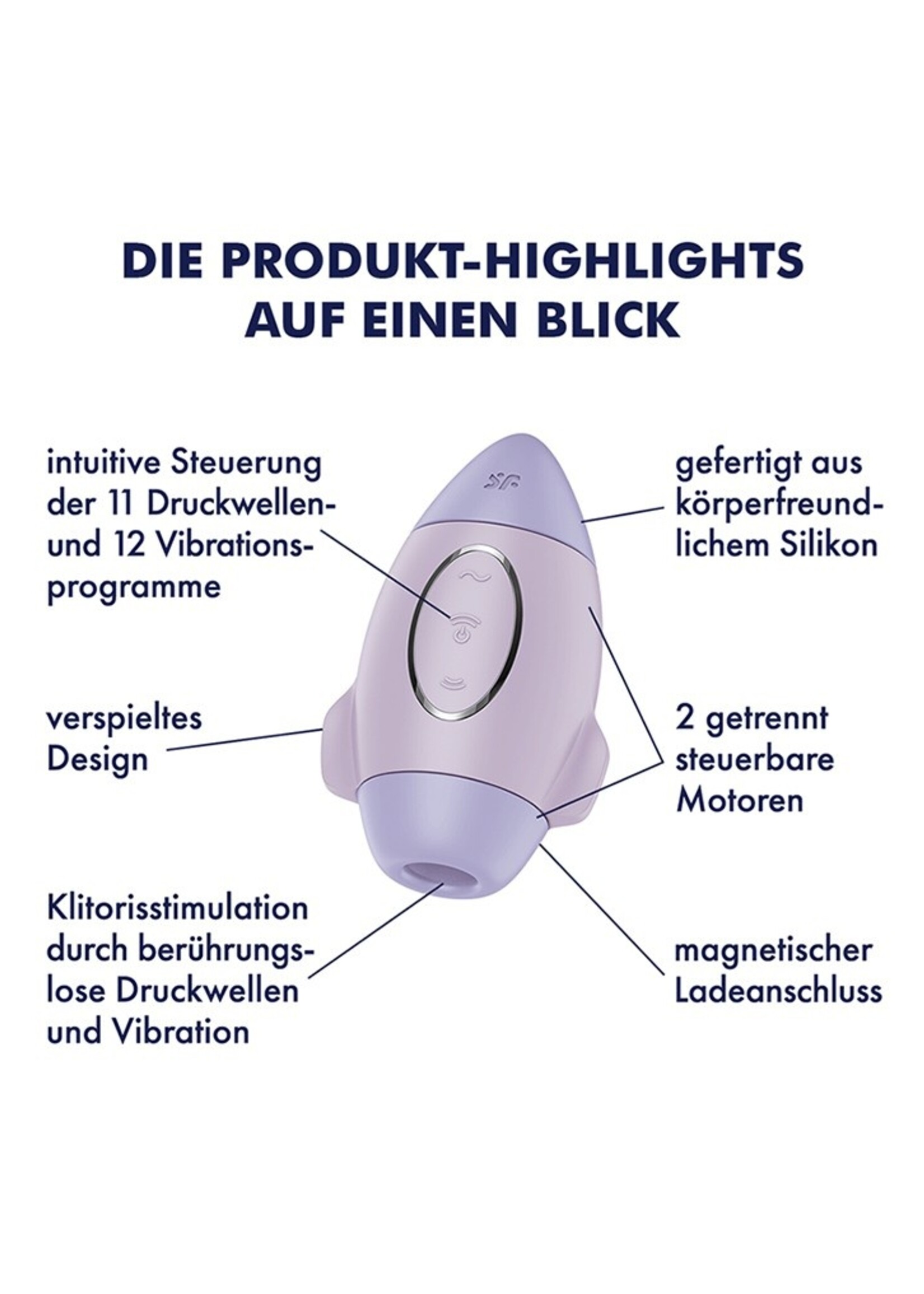Satisfyer Mission Control – G-spot vibrator + clitorisstimulatie