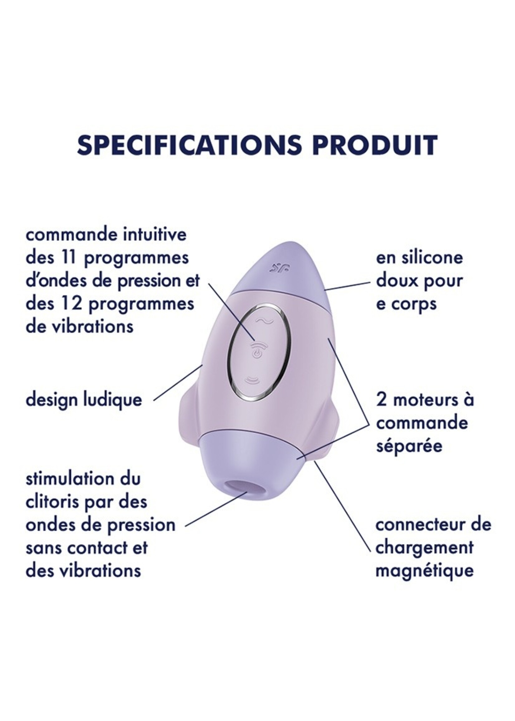 Satisfyer Mission Control – G-spot vibrator + clitorisstimulatie