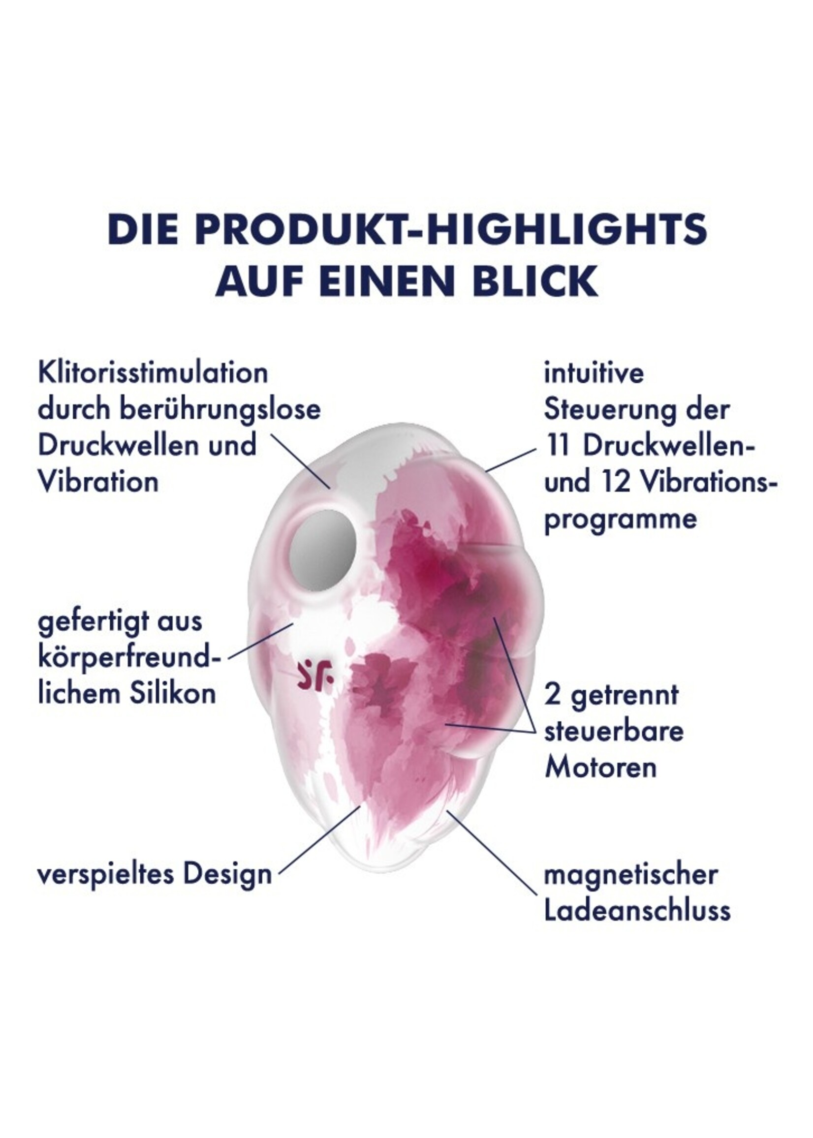 Satisfyer Cloud Dancer – G-spot vibrator met luchtpuls en vibratie