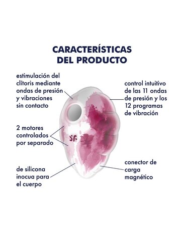 Satisfyer Cloud Dancer – G-spot vibrator met luchtpuls en vibratie Satisfyer Cloud Dancer – G-spot vibrator met luchtpuls en vibratie