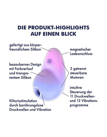 Satisfyer Pixie Dust – G-spot vibrator met luchtpuls en vibratie Satisfyer Pixie Dust – G-spot vibrator met luchtpuls en vibratie