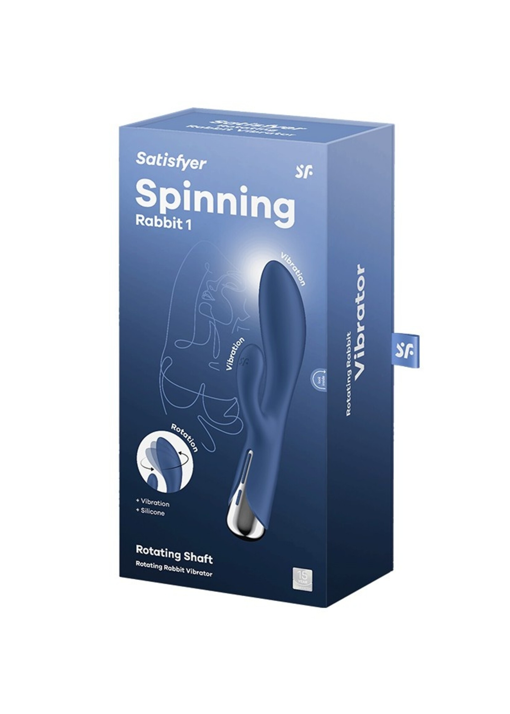 Satisfyer Spinning Rabbit 1 – Konijnvibrator + Rotatie