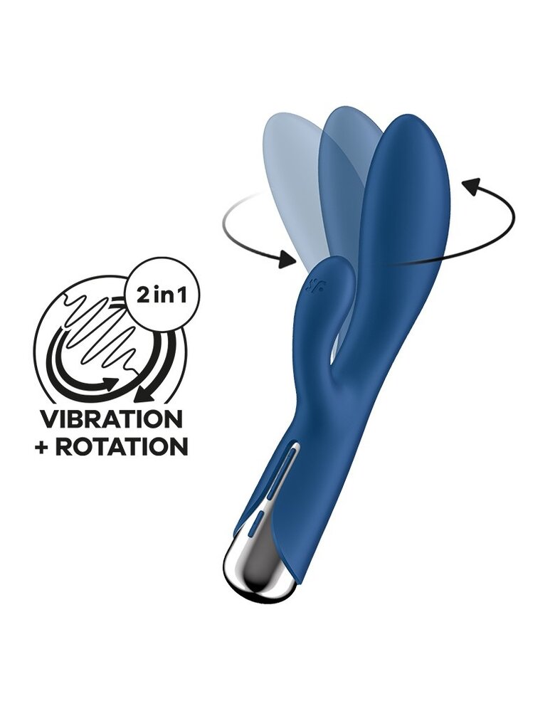 Satisfyer Spinning Rabbit 1 - Vibromasseur Rabbit avec Rotation et Vibration