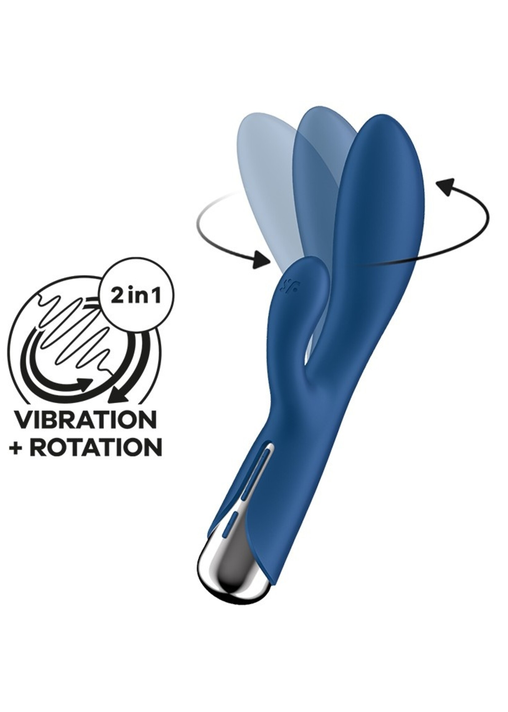 Satisfyer Spinning Rabbit 1 – Konijnvibrator + Rotatie