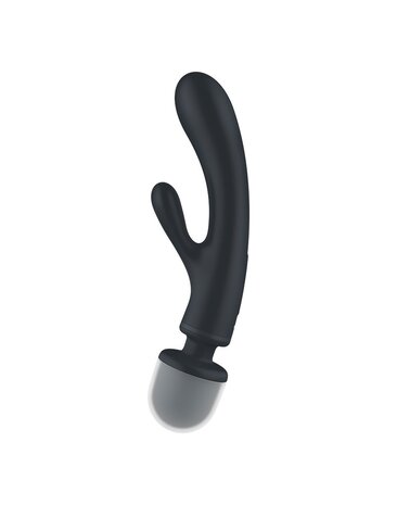 Satisfyer Satisfyer Triple Lover – 2-in-1 Wand & Rabbit Vibrator – 12 Modes
