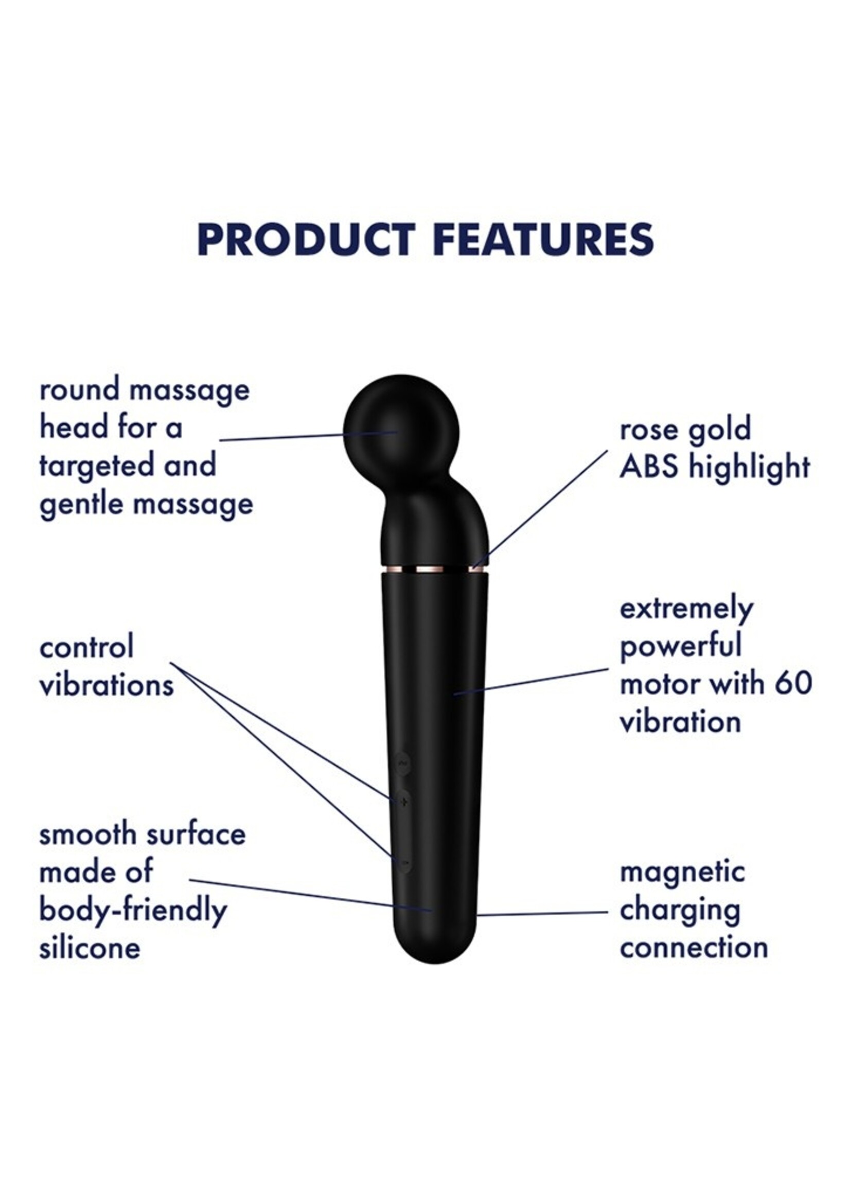 Satisfyer Planet Wand-er - Vibromasseur Wand - Taille XXL
