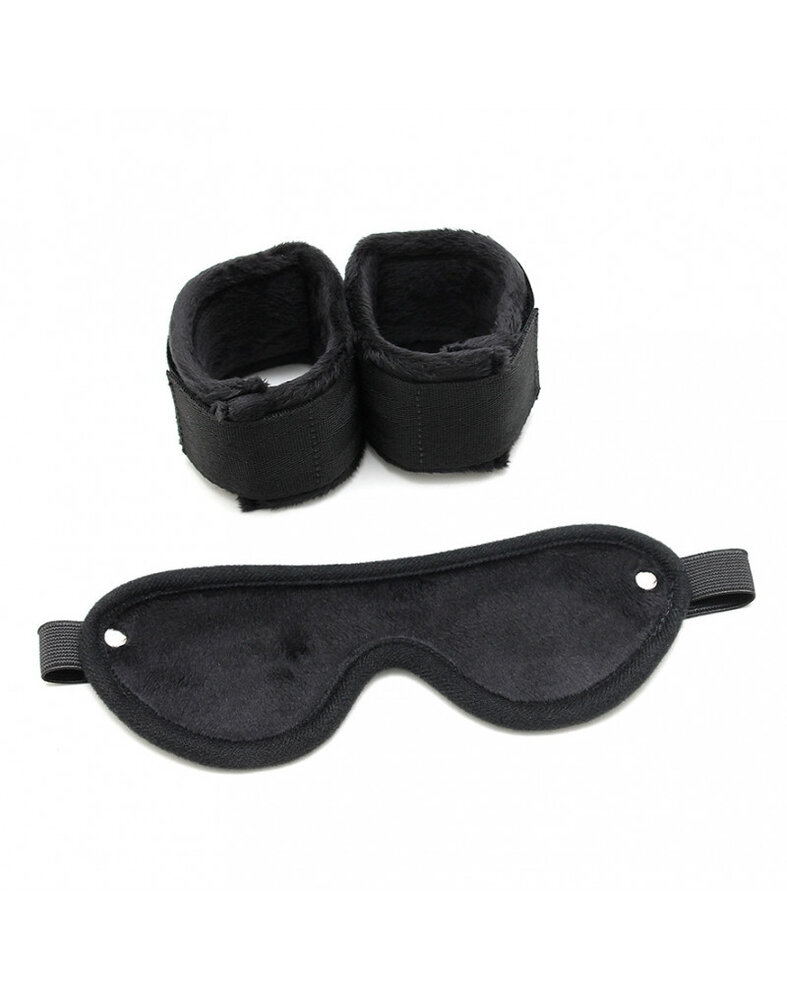 Rimba Bondage Play Rimba – menottes de bondage souples avec masque