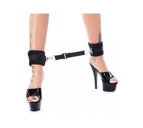 Rimba Bondage Play Soft Bondage klittenband voetboeien met band van 30 cm. en karabijnhaken