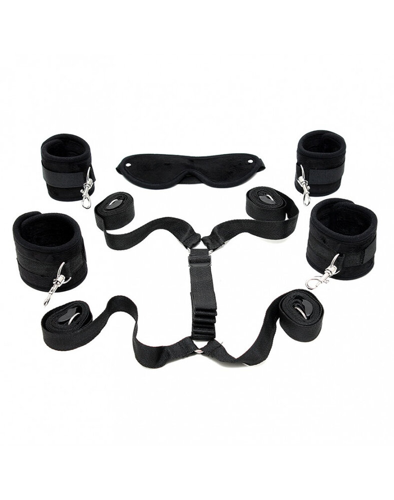 Rimba Bondage Play Rimba Soft Bondage Set – Ensemble de bondage sous le lit Rimba Bondage Play Rimba Soft Bondage Set – Ensemble de bondage sous le lit