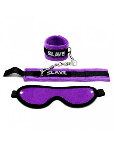 Rimba Bondage Play Zachte bondage set – SLAVE (3-delig) | Verleidelijk & Stijlvol