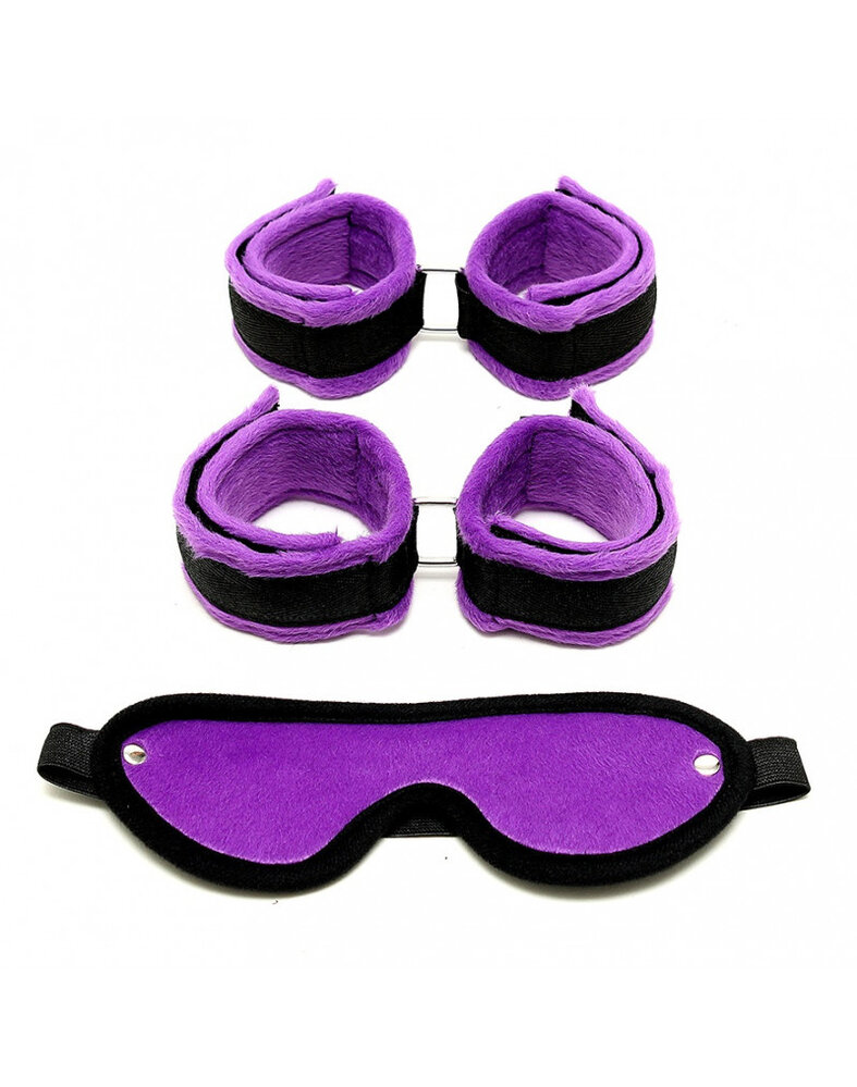 Rimba Bondage Play Rimba – Soft Bondage Set with Velcro (3-piece)