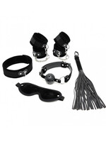 Rimba Bondage Play Soft bondage starter set met klittenband (6-delig)