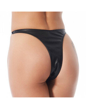 Rimba Bondage Play Rimba leather G-string with open crotch