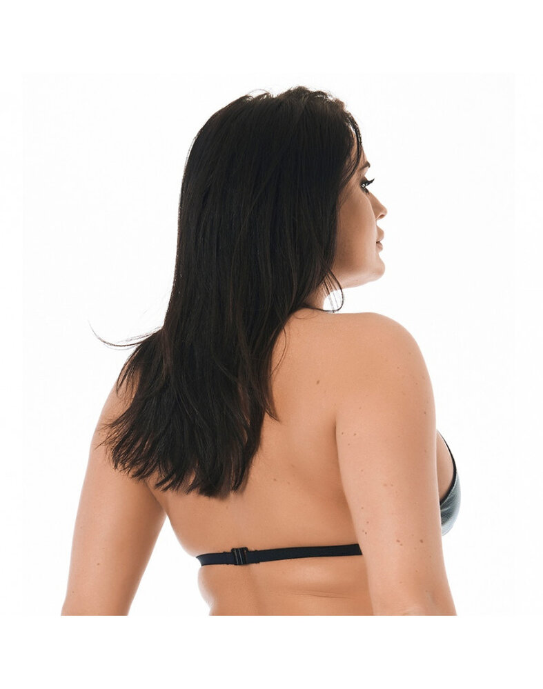 Rimba Bondage Play Leder Bikini BH mit Clip-Verschluss | Verführerisch & Stylisch