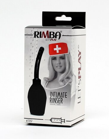 Rimba Bondage Play Intieme douche – 350 ml | Rode ballondouche met 2 opzetstukken
