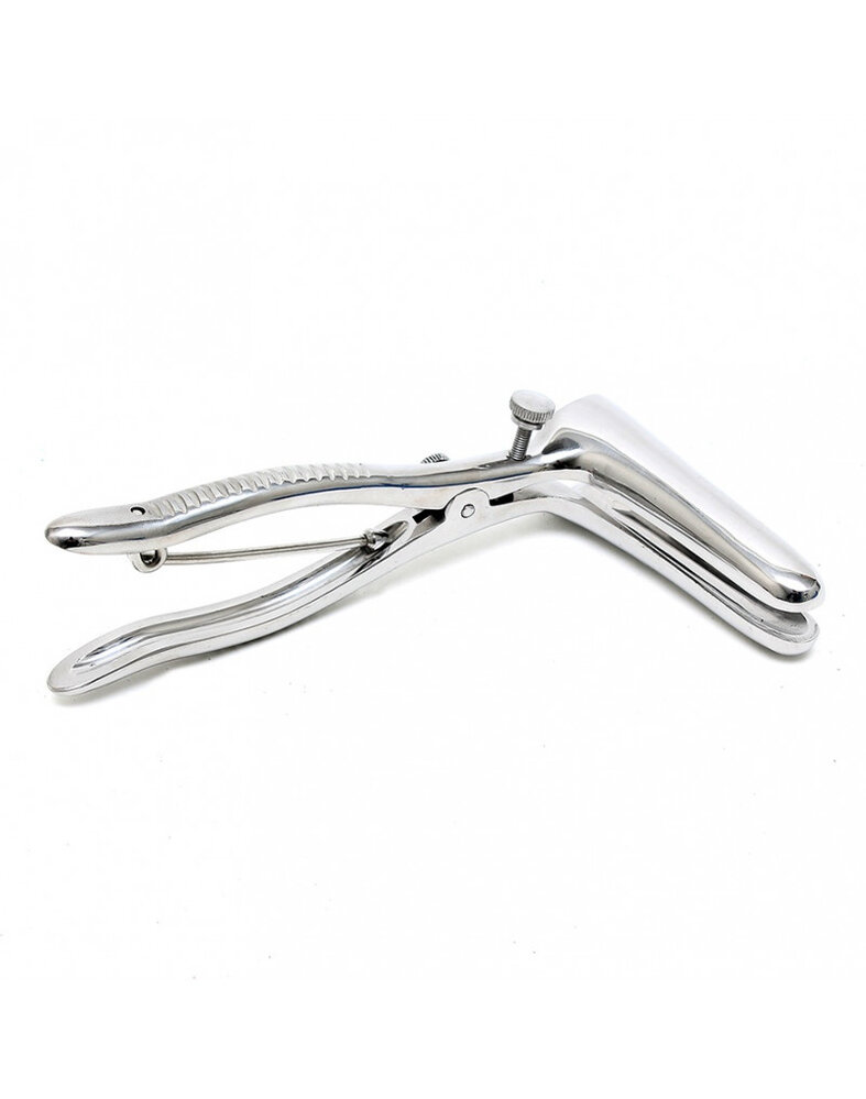 Rimba Bondage Play Rimba Anal Speculum - Chrome Plated BDSM Medical Toy