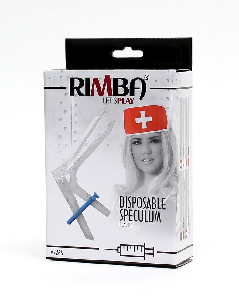 Rimba Bondage Play Transparant speculum | Voor spannend medisch spel