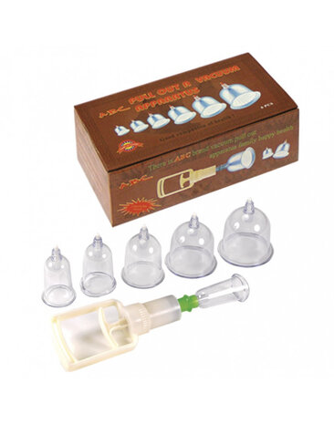 Rimba Bondage Play Cuppingset – 6-delige transparante set | Voor sensueel genot Rimba Bondage Play Cuppingset – 6-delige transparante set | Voor sensueel genot