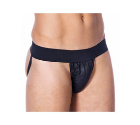 Rimba Bondage Play String zonder achterzijde met breed Elastiek