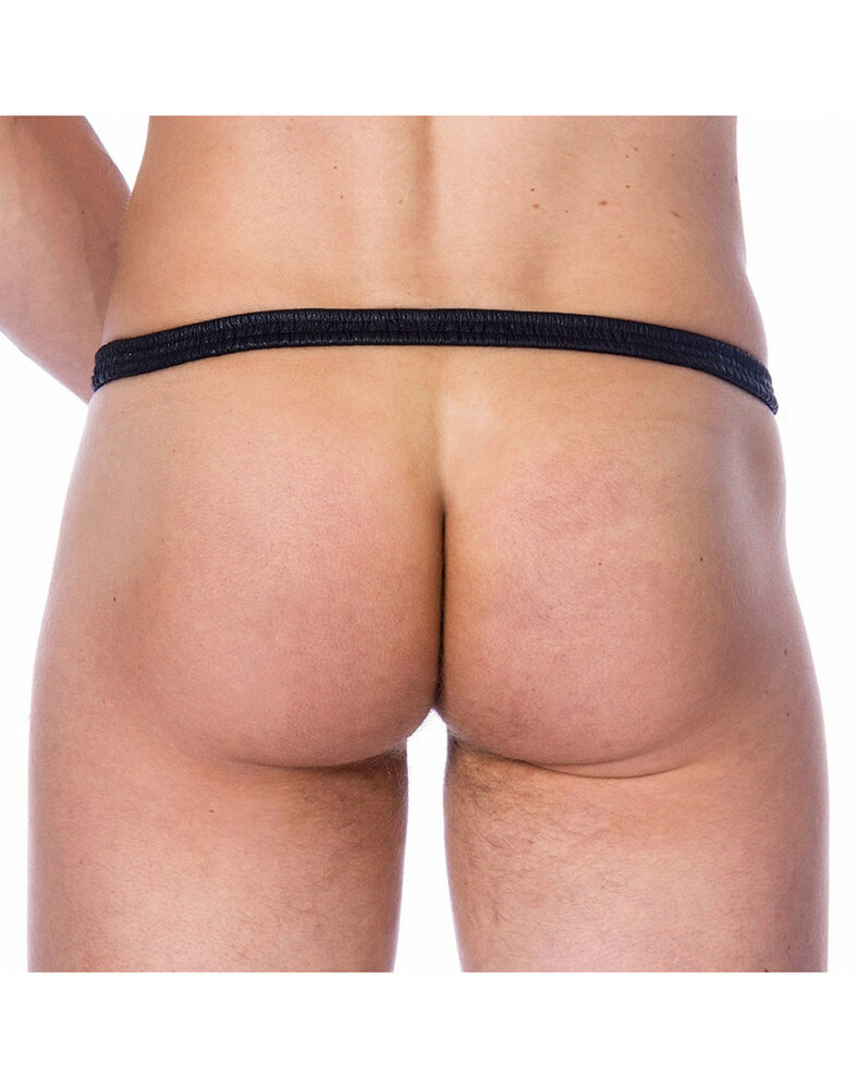 Rimba Bondage Play Leren penisslip – met 50 mm penisring | One size