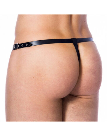 Rimba Bondage Play String homme Rimba – cuir & anneaux métal | Réglable et ouvert Rimba Bondage Play String homme Rimba – cuir & anneaux métal | Réglable et ouvert