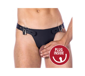 Rimba Bondage Play Slip de chasteté avec gode anal Rimba Bondage Play Slip de chasteté avec gode anal