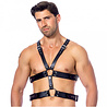 Rimba Bondage Play Brustharness – Schwarzes Leder | Verstellbar & Verführerisch