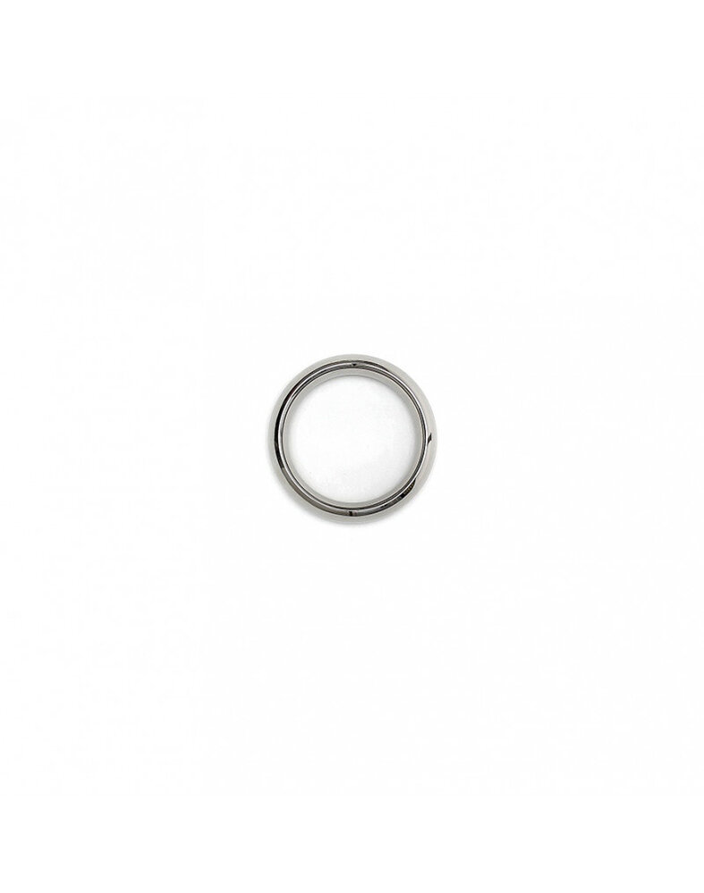 Rimba Bondage Play Donut penisring – roestvrij staal | massief, 1,5 cm breed