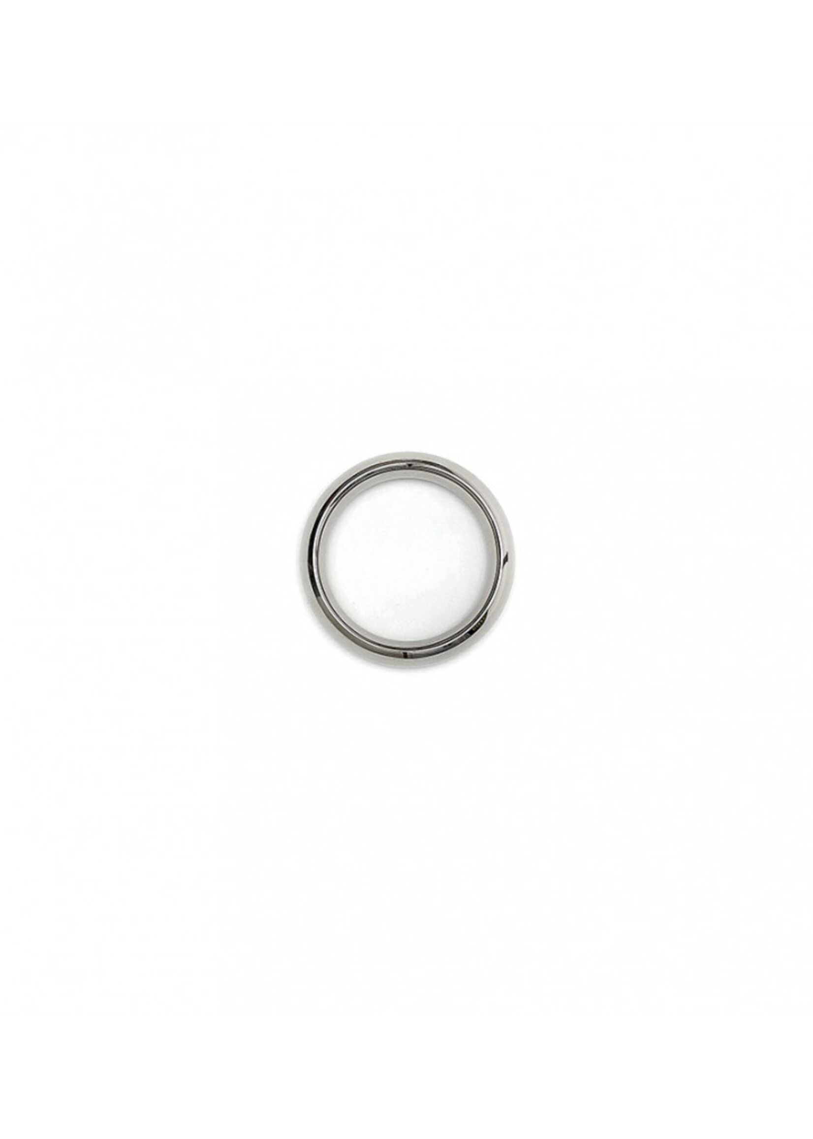 Rimba Bondage Play Donut penisring – roestvrij staal | massief, 1,5 cm breed