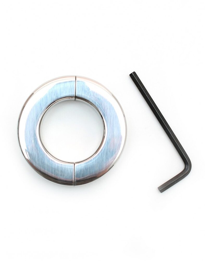 Rimba Bondage Play Edelstahl Ballstretcher – 3 Größen | Mit Inbusschlüssel