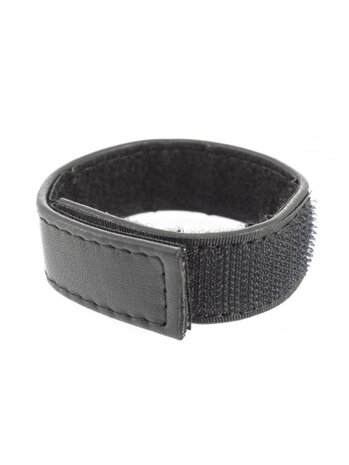 Rimba Bondage Play Penisring – drievoudige leren penisring met klittenband | Verstelbaar & pure luxe